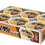 [인기] 농심 삼계탕 사발면 85g, 6개 8980원 재입고 쿠팡